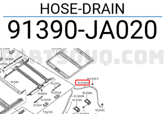 Nissan 91390JA020 HOSE-DRAIN