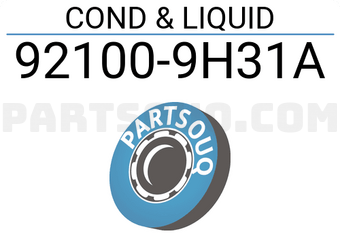 Nissan 921009H31A COND & LIQUID