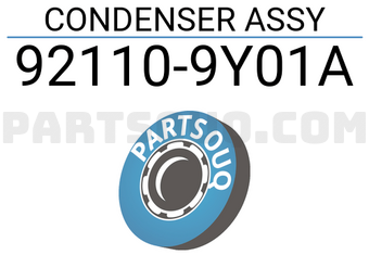 Nissan 921109Y01A CONDENSER ASSY