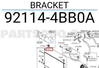 Nissan 921144BB0A BRACKET