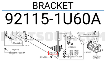 Nissan 921151U60A BRACKET