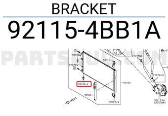 Nissan 921154BB1A BRACKET