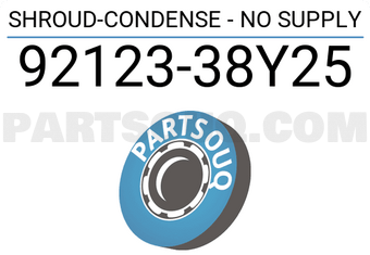 Nissan 9212338Y25 SHROUD-CONDENSE - NO SUPPLY