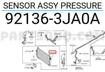 Nissan 921363JA0A SENSOR ASSY PRESSURE