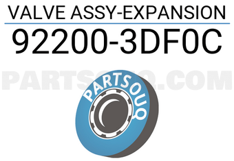 Nissan 922003DF0C VALVE ASSY-EXPANSION