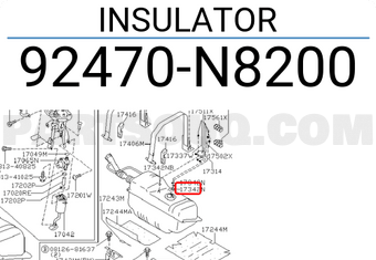 Nissan 92470N8200 INSULATOR