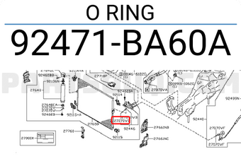Nissan 92471BA60A O RING