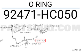 Nissan 92471HC050 O RING