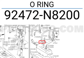 Nissan 92472N8200 O RING
