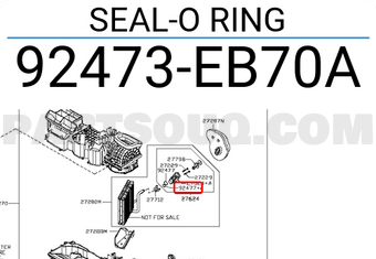 Nissan 92473EB70A SEAL-O RING