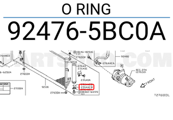 Nissan 924765BC0A O RING