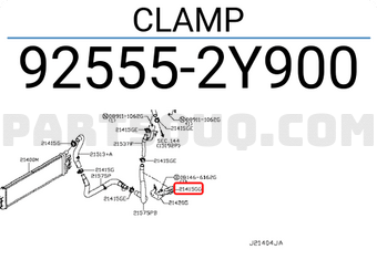 Nissan 925552Y900 CLAMP