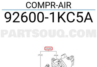 Nissan 926001KC5A COMPR-AIR