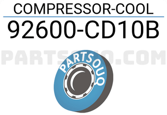 Nissan 92600CD10B COMPRESSOR-COOL