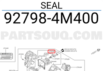 Nissan 927984M400 SEAL