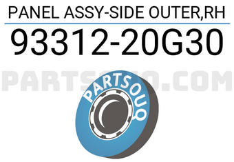 Nissan 9331220G30 PANEL ASSY-SIDE OUTER,RH
