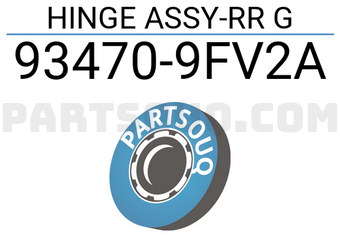 Nissan 934709FV2A HINGE ASSY-RR G