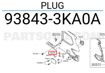 Nissan 938433KA0A PLUG