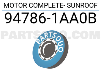 Nissan 947861AA0B MOTOR COMPLETE- SUNROOF