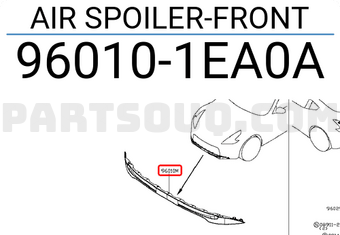 Nissan 960101EA0A AIR SPOILER-FRONT