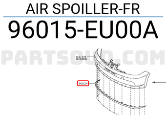 Nissan 96015EU00A AIR SPOILLER-FR