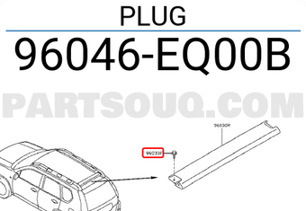 Nissan 96046EQ00B PLUG