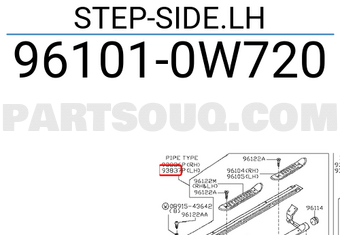 Nissan 961010W720 STEP-SIDE.LH