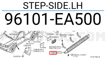 Nissan 96101EA500 STEP-SIDE.LH