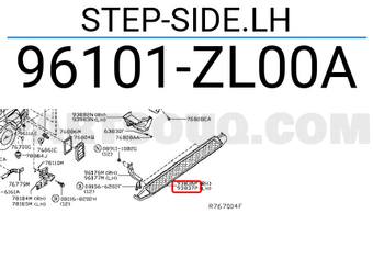 Nissan 96101ZL00A STEP-SIDE.LH