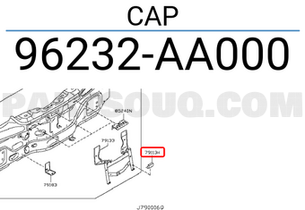 Nissan 96232AA000 CAP