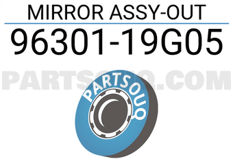 Nissan 9630119G05 MIRROR ASSY-OUT