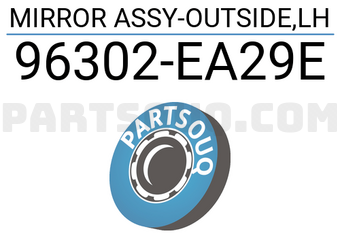 Nissan 96302EA29E MIRROR ASSY-OUTSIDE,LH