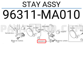 Nissan 96311MA010 STAY ASSY