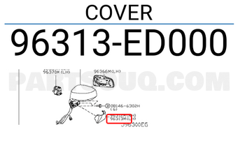 Nissan 96313ED000 COVER