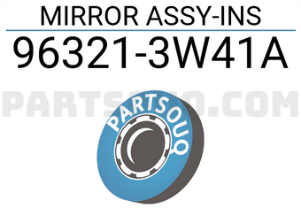 Nissan 963213W41A MIRROR ASSY-INS