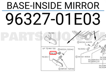 Nissan 9632701E03 BASE-INSIDE MIRROR
