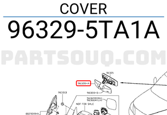 Nissan 963295TA1A COVER
