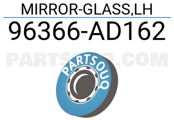 Nissan 96366AD162 MIRROR-GLASS,LH