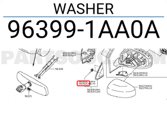 Nissan 963991AA0A WASHER