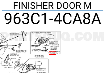 Nissan 963C14CA8A FINISHER DOOR M