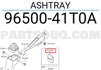 Nissan 9650041T0A ASHTRAY