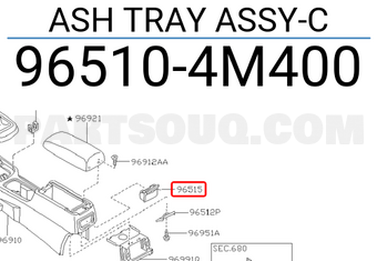 Nissan 965104M400 ASH TRAY ASSY-C