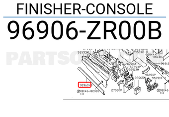 Nissan 96906ZR00B FINISHER-CONSOLE