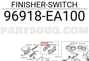Nissan 96918EA100 FINISHER-SWITCH