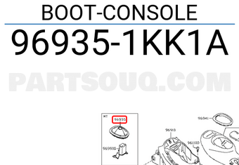Nissan 969351KK1A BOOT-CONSOLE