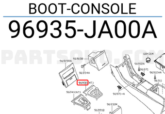 Nissan 96935JA00A BOOT-CONSOLE