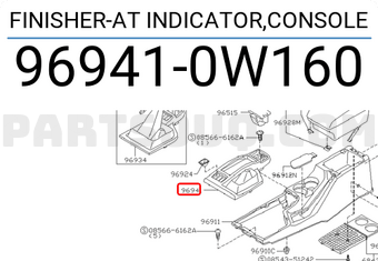 Nissan 969410W160 FINISHER-AT INDICATOR,CONSOLE
