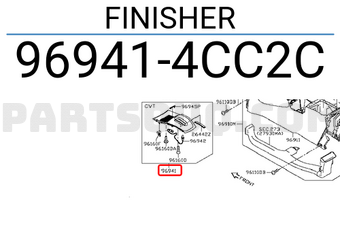 Nissan 969414CC2C FINISHER