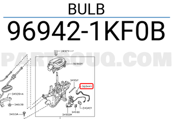 Nissan 969421KF0B BULB