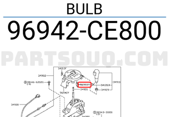 Nissan 96942CE800 BULB